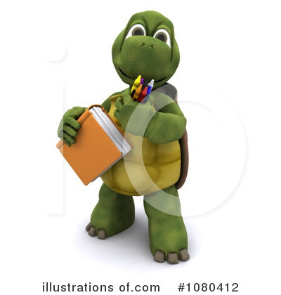 Royalty-Free (RF) Tortoise Clipart Illustration by KJ Pargeter - Stock Sample #1080412