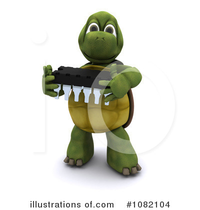 Royalty-Free (RF) Tortoise Clipart Illustration by KJ Pargeter - Stock Sample #1082104