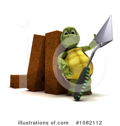 Royalty-Free (RF) Tortoise Clipart Illustration by KJ Pargeter - Stock Sample #1082112