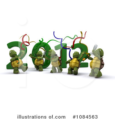 Royalty-Free (RF) Tortoise Clipart Illustration by KJ Pargeter - Stock Sample #1084563
