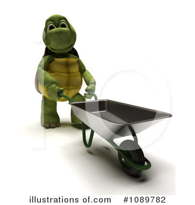 Wheelbarrow Clipart #1089782 by KJ Pargeter