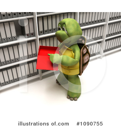 Royalty-Free (RF) Tortoise Clipart Illustration by KJ Pargeter - Stock Sample #1090755