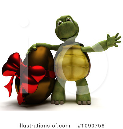 Royalty-Free (RF) Tortoise Clipart Illustration by KJ Pargeter - Stock Sample #1090756
