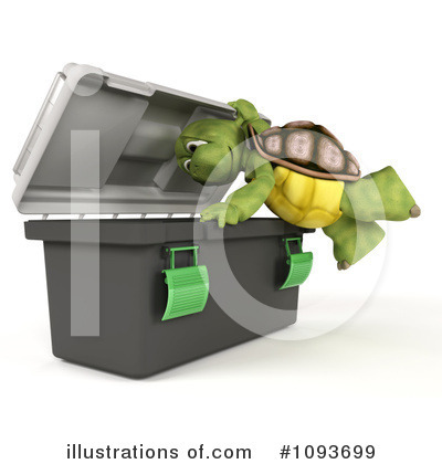 Royalty-Free (RF) Tortoise Clipart Illustration by KJ Pargeter - Stock Sample #1093699
