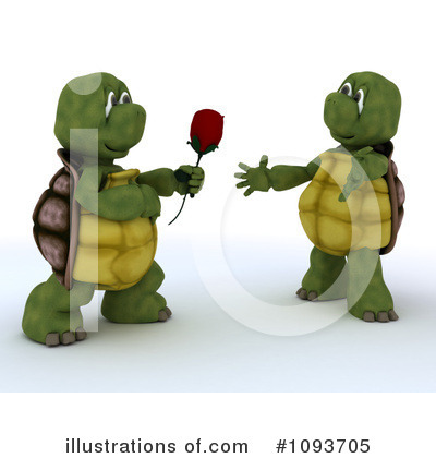 Royalty-Free (RF) Tortoise Clipart Illustration by KJ Pargeter - Stock Sample #1093705