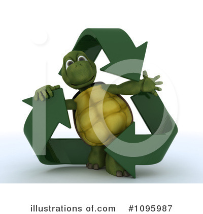 Royalty-Free (RF) Tortoise Clipart Illustration by KJ Pargeter - Stock Sample #1095987