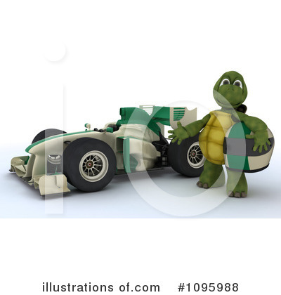 Royalty-Free (RF) Tortoise Clipart Illustration by KJ Pargeter - Stock Sample #1095988