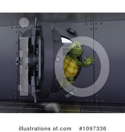 Royalty-Free (RF) Tortoise Clipart Illustration by KJ Pargeter - Stock Sample #1097336