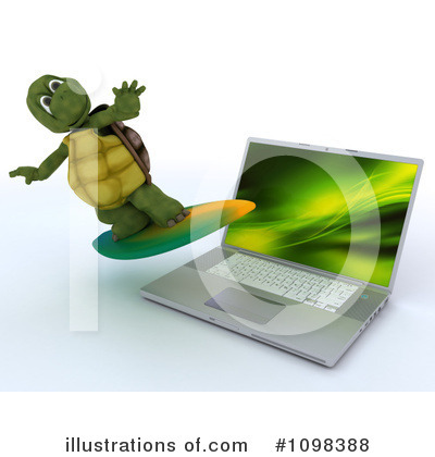 Royalty-Free (RF) Tortoise Clipart Illustration by KJ Pargeter - Stock Sample #1098388
