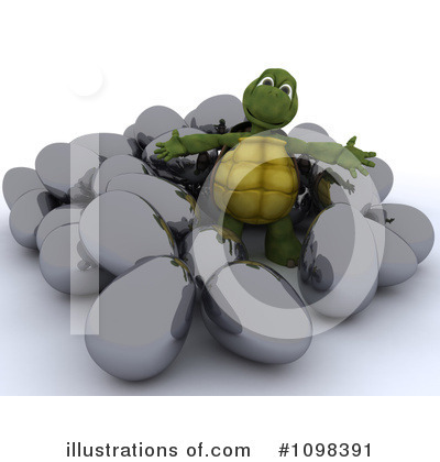 Royalty-Free (RF) Tortoise Clipart Illustration by KJ Pargeter - Stock Sample #1098391