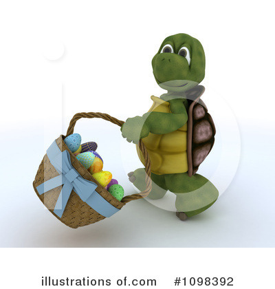 Royalty-Free (RF) Tortoise Clipart Illustration by KJ Pargeter - Stock Sample #1098392