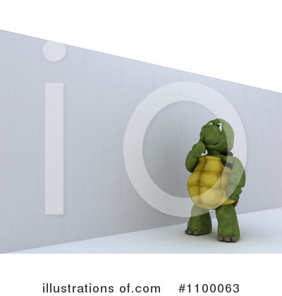 Royalty-Free (RF) Tortoise Clipart Illustration by KJ Pargeter - Stock Sample #1100063
