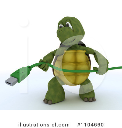 Royalty-Free (RF) Tortoise Clipart Illustration by KJ Pargeter - Stock Sample #1104660