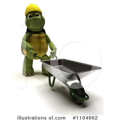 Royalty-Free (RF) Tortoise Clipart Illustration by KJ Pargeter - Stock Sample #1104662