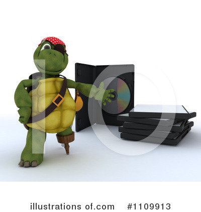 Royalty-Free (RF) Tortoise Clipart Illustration by KJ Pargeter - Stock Sample #1109913