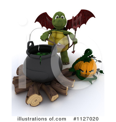 Royalty-Free (RF) Tortoise Clipart Illustration by KJ Pargeter - Stock Sample #1127020