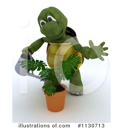 Royalty-Free (RF) Tortoise Clipart Illustration by KJ Pargeter - Stock Sample #1130713