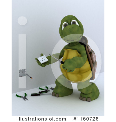 Royalty-Free (RF) Tortoise Clipart Illustration by KJ Pargeter - Stock Sample #1160728