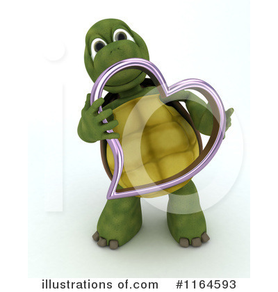 Royalty-Free (RF) Tortoise Clipart Illustration by KJ Pargeter - Stock Sample #1164593