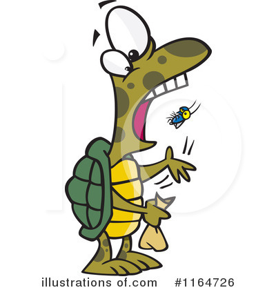 Royalty-Free (RF) Tortoise Clipart Illustration by toonaday - Stock Sample #1164726