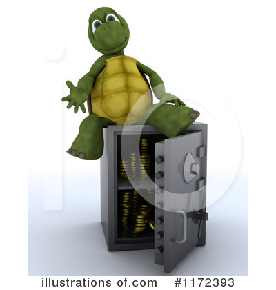 Royalty-Free (RF) Tortoise Clipart Illustration by KJ Pargeter - Stock Sample #1172393