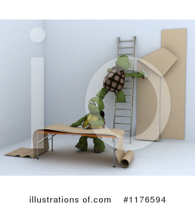 Royalty-Free (RF) Tortoise Clipart Illustration by KJ Pargeter - Stock Sample #1176594