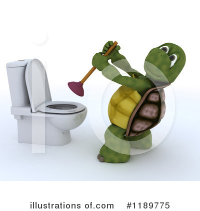 Royalty-Free (RF) Tortoise Clipart Illustration by KJ Pargeter - Stock Sample #1189775