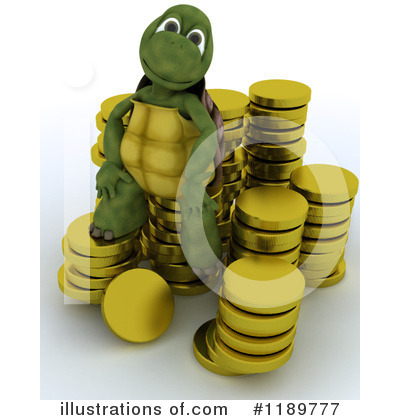 Royalty-Free (RF) Tortoise Clipart Illustration by KJ Pargeter - Stock Sample #1189777