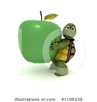 Royalty-Free (RF) Tortoise Clipart Illustration by KJ Pargeter - Stock Sample #1196338