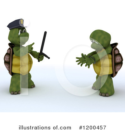 Royalty-Free (RF) Tortoise Clipart Illustration by KJ Pargeter - Stock Sample #1200457