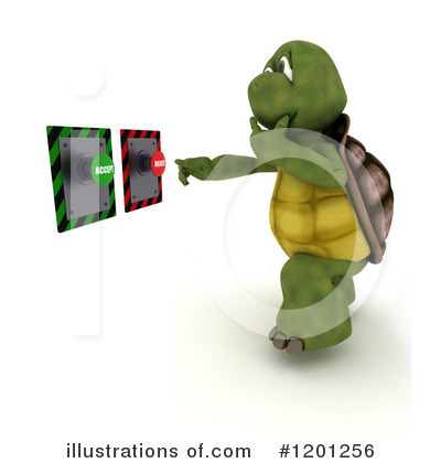 Royalty-Free (RF) Tortoise Clipart Illustration by KJ Pargeter - Stock Sample #1201256