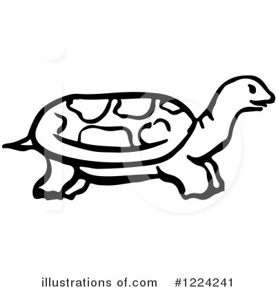 Royalty-Free (RF) Tortoise Clipart Illustration by Picsburg - Stock Sample #1224241