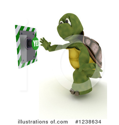 Royalty-Free (RF) Tortoise Clipart Illustration by KJ Pargeter - Stock Sample #1238634