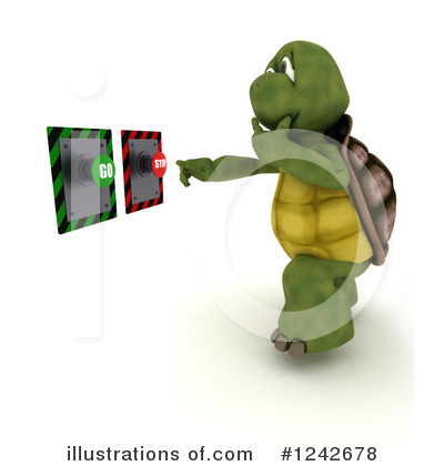 Royalty-Free (RF) Tortoise Clipart Illustration by KJ Pargeter - Stock Sample #1242678