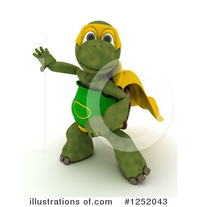 Royalty-Free (RF) Tortoise Clipart Illustration by KJ Pargeter - Stock Sample #1252043