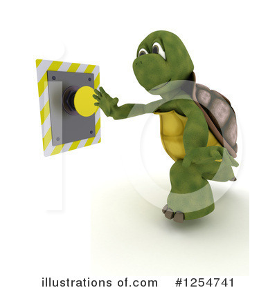 Royalty-Free (RF) Tortoise Clipart Illustration by KJ Pargeter - Stock Sample #1254741