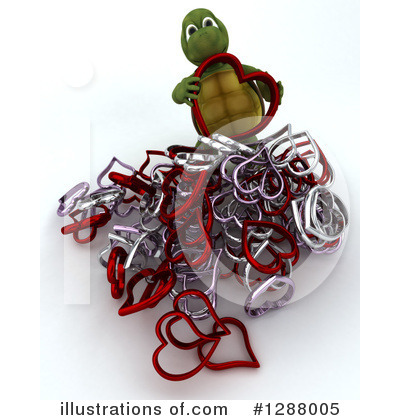 Royalty-Free (RF) Tortoise Clipart Illustration by KJ Pargeter - Stock Sample #1288005