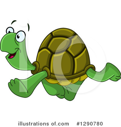 Royalty-Free (RF) Tortoise Clipart Illustration by yayayoyo - Stock Sample #1290780