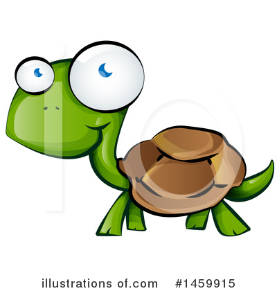 Turtle Clipart #1459915 by Domenico Condello