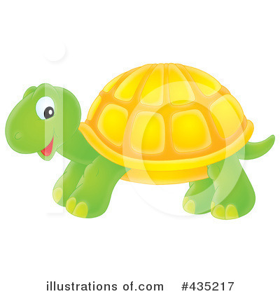 Royalty-Free (RF) Tortoise Clipart Illustration by Alex Bannykh - Stock Sample #435217