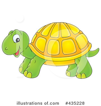 Royalty-Free (RF) Tortoise Clipart Illustration by Alex Bannykh - Stock Sample #435228