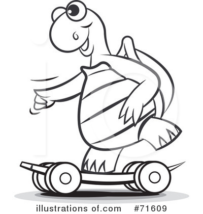 Royalty-Free (RF) Tortoise Clipart Illustration by Lal Perera - Stock Sample #71609