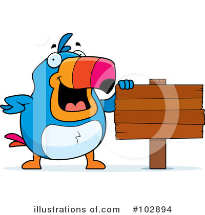 Royalty-Free (RF) Toucan Clipart Illustration by Cory Thoman - Stock Sample #102894