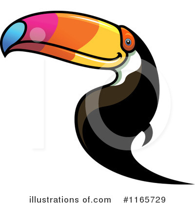 Royalty-Free (RF) Toucan Clipart Illustration by Vector Tradition SM - Stock Sample #1165729