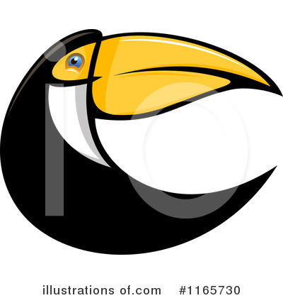 Royalty-Free (RF) Toucan Clipart Illustration by Vector Tradition SM - Stock Sample #1165730