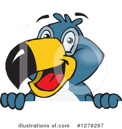 Royalty-Free (RF) Toucan Clipart Illustration by Dennis Holmes Designs - Stock Sample #1276267