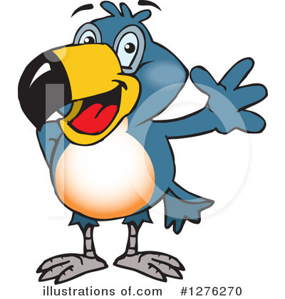 Royalty-Free (RF) Toucan Clipart Illustration by Dennis Holmes Designs - Stock Sample #1276270