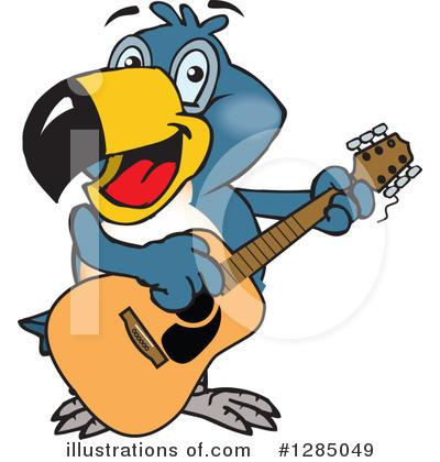 Royalty-Free (RF) Toucan Clipart Illustration by Dennis Holmes Designs - Stock Sample #1285049