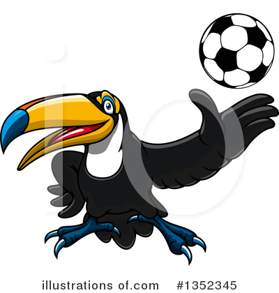Toucan Clipart #1352345 by Vector Tradition SM