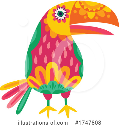 Royalty-Free (RF) Toucan Clipart Illustration by Vector Tradition SM - Stock Sample #1747808